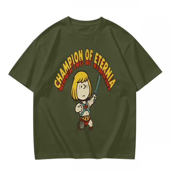 Champion of Eternia Cartoon Character Graphic T-Shirt