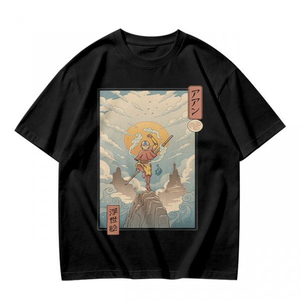Avatar Aang Ukiyo-e Style Graphic Tee