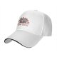 Black baseball cap with muscular gym rats graphic and Gym Rats text