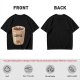 Olive Green T-Shirt With Coffee Cup Graphic Print