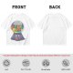 Olive T-Shirt With Cat Gumball Machine Artwork
