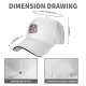 Black baseball cap with cute dinosaur chef and anime character graphic