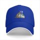 Black Baseball Cap With 'King Club' Cartoon Character Print