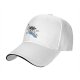 Black Baseball Cap With Raccoon Skateboarding Graphic