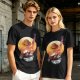 Anime Pirate Adventure Sunset Graphic T-Shirt Design