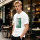 Olive Christmas T-Shirt With 'Let's Get Baked' Gingerbread Man Print