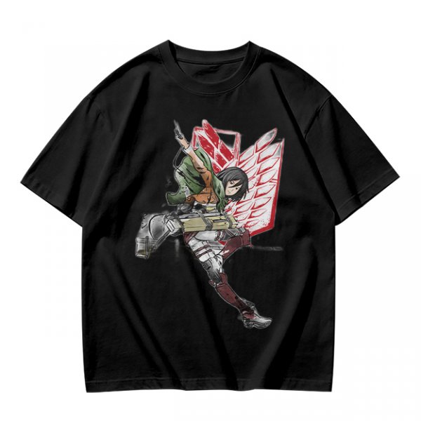 Attack on Titan Mikasa Ackerman Scout Regiment Graphic T-Shirt