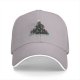 Black Baseball Cap With Cute Soot Sprite Christmas Tree Design