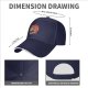 Black Baseball Cap With Ramen Skull Graphic Print