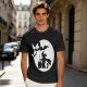 Olive Halloween Witch Silhouette Graphic Short Sleeve T-Shirt