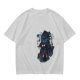 Olive T-Shirt With Dark Wizard Illustration And Japanese Text