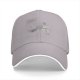 Black baseball cap with water wave and pool themed graphic