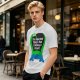 Olive T-Shirt With Dinosaur Graphic And Self Belief Text