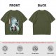 Anime Dragon and Girl Graphic Tee for Fantasy Fans