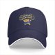Black Baseball Cap With Wizard Cat 'My Super Power Is Making Stupid People Disappear' Print