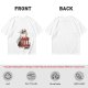 Olive graphic tee with a white cat on a stool and the text I do whatever I want