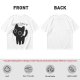 Olive T-Shirt With Sorry I Can't Black Cat Graphic Print