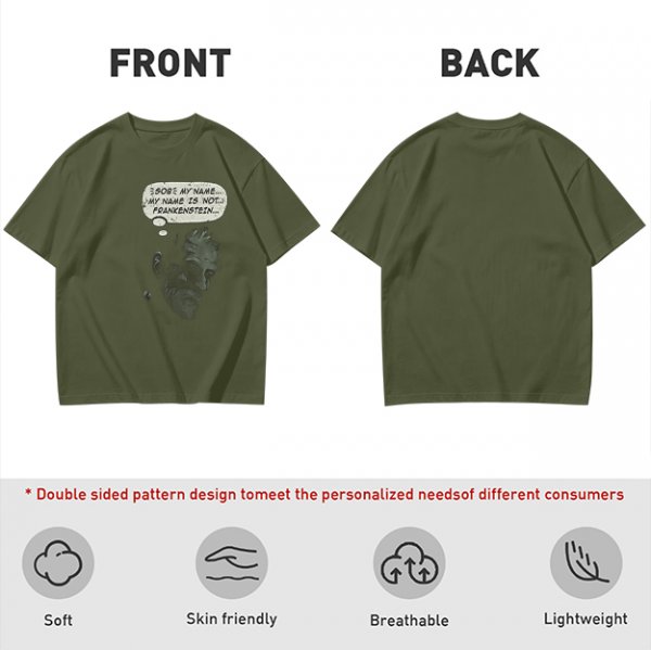 Frankenstein Monster 'My Name Is Not Frankenstein' Graphic T-Shirt