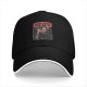 Black baseball cap with 'Mom Come Pick Me Up' skeleton graphic
