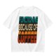 Olive Graphic T-Shirt with 'Functioning Because Of Coffee' Retro Print