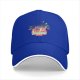 Black baseball cap with 'Keeps The A-Sad Away' graphic print