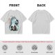Anime Dragon and Girl Graphic Tee for Fantasy Fans