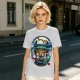 Spirited Away Bathhouse Graphic Tee with No Face and Dragon Art
