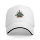 Black Baseball Cap With Christmas Tree Gaming Themed Artwork