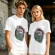 Olive T-shirt with Piranha Plant Graphic and 'You Plant Today' Text