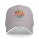 Black baseball cap with 'I need a huge cup of coffee' and cat graphic