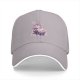 Black baseball cap with anxious unicorn and magical text design