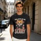Too Cute To Be Scary Vampire Cat Graphic T-Shirt
