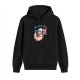 Black hoodie with a relaxed axolotl graphic and 'RELAXOLOTL' text