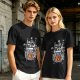 Olive T-shirt with Howl's Moving Castle Castle Print
