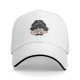 Black baseball cap with Ghostface 'Talk Spooky To Me' horror print