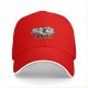 Black Baseball Cap with Cartoon Characters and CLUB Print