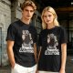Olive T-Shirt with Dungeons & Gluttons Dwarf Viking Graphic