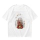 Olive T-Shirt with Chewbacca Drinking Boba Graphic