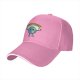 Black baseball cap with cartoon Earth graphic and 'I HATE PEOPLE' text