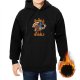 Black Hoodie with Funny Thanksgiving Turkey Gobble Quote