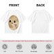 Olive T-Shirt With Cute Pluto Potato Character Graphic