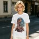 Olive t-shirt with E.T. 'Get Me Out Of This Planet ASAP' print