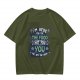 Olive graphic t-shirt with funny food and wine quote design