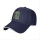 Black baseball cap with 'Don't Trust The Wizard' robot graphic