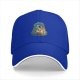 Black Baseball Cap with Whimsical Fantasy Character Art Print