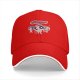 Black baseball cap with Powerpuff-style girl characters graphic