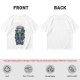 Olive graphic t-shirt with raccoons and 'Bring Us All The Trash' text