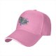 Black Baseball Cap With Whimsical Sushi Cat Bento Box Art