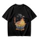 Howl's Moving Castle Calcifer Ramen Graphic T-Shirt