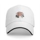 Black Baseball Cap with Anime Character DJ Print